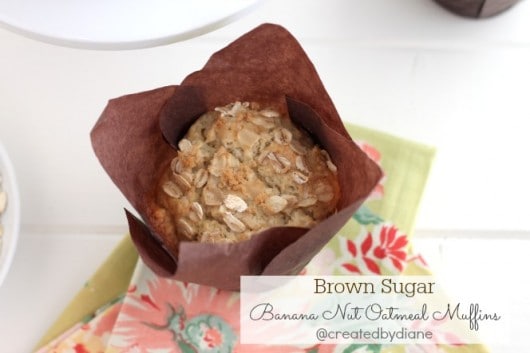 Brown Sugar Oatmeal Muffins @createdbydiane.jpg