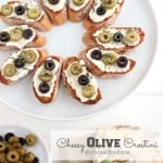 Cheesy Olive Crostini @createdbydiane