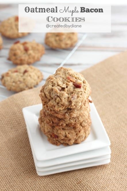 Oatmeal Maple Bacon Cookies