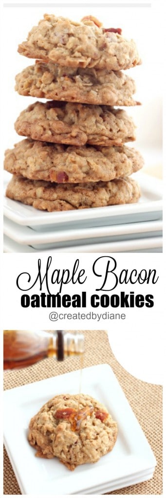 maple bacon oatmeal cookies @createdbydiane delicious