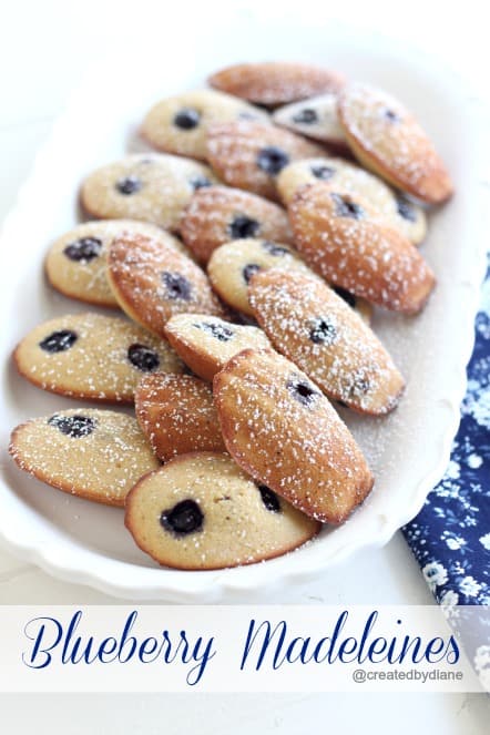 Blueberry Madeleines @createdbydiane