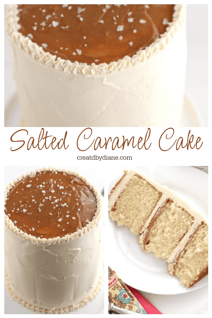 SALTED CARAMEL LAYER CAKE createdbydiane