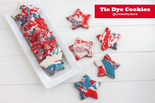 Tie Dye Cookies from @createdbydiane