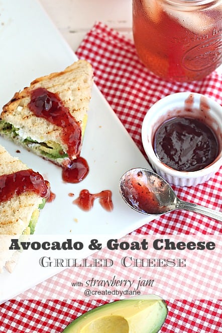 Grilled Goat Cheese and Avocado Sandwich