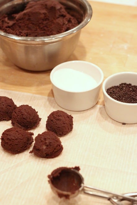 chocolate sugar cookies @createdbydiane
