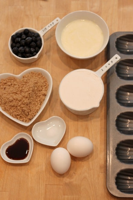 how to make blueberry madeleines @createdbydiane