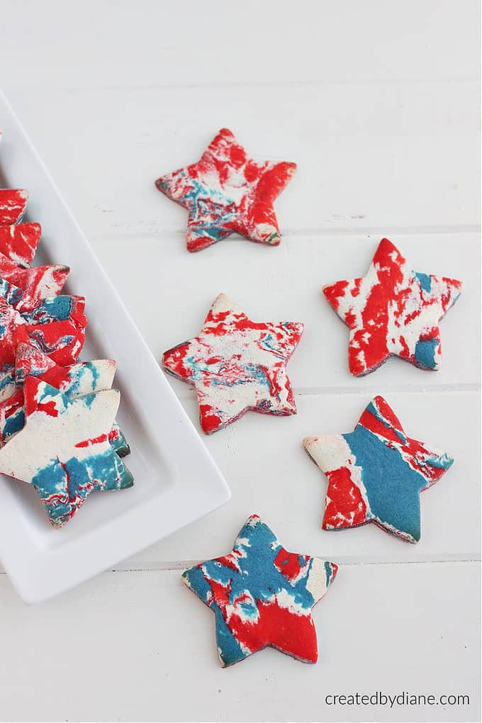 tie dye cut out cookies at createdbydiane