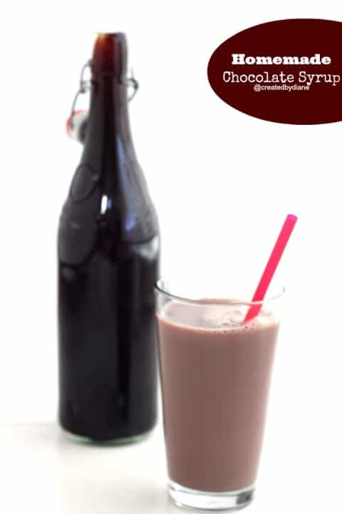 Homemade Chocolate Syrup Recipe @createdbydiane