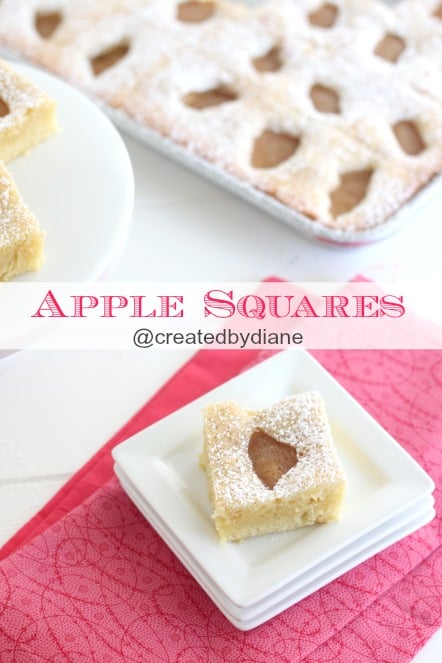 Apple Squares @createdbydiane