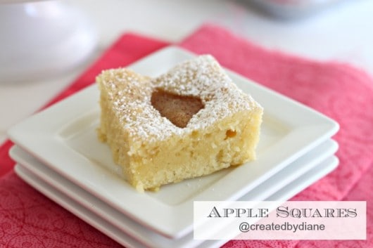 Apple Squares recipe from @createdbydiane