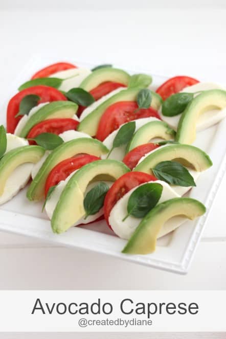 Avocado Caprese Salad