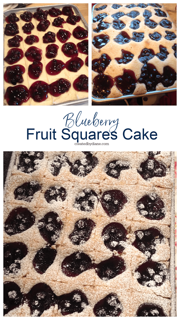 bluberry fruit squares cake from createdbydiane.com