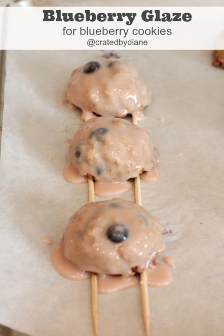 blueberry glaze for blueberry cookies @createdbydiane.jpg