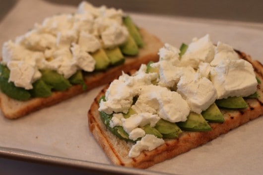 grilled goat cheese and avocado sandwich @createdbydiane