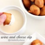 wine and cheese dip @createdbydiane
