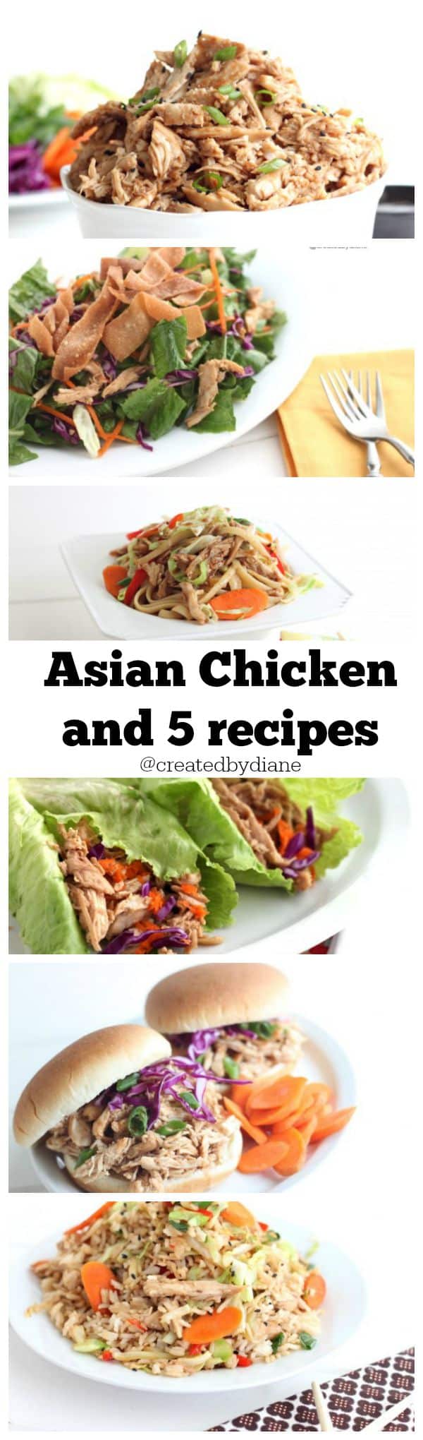 Asian Chicken Recipes @createdbydiane