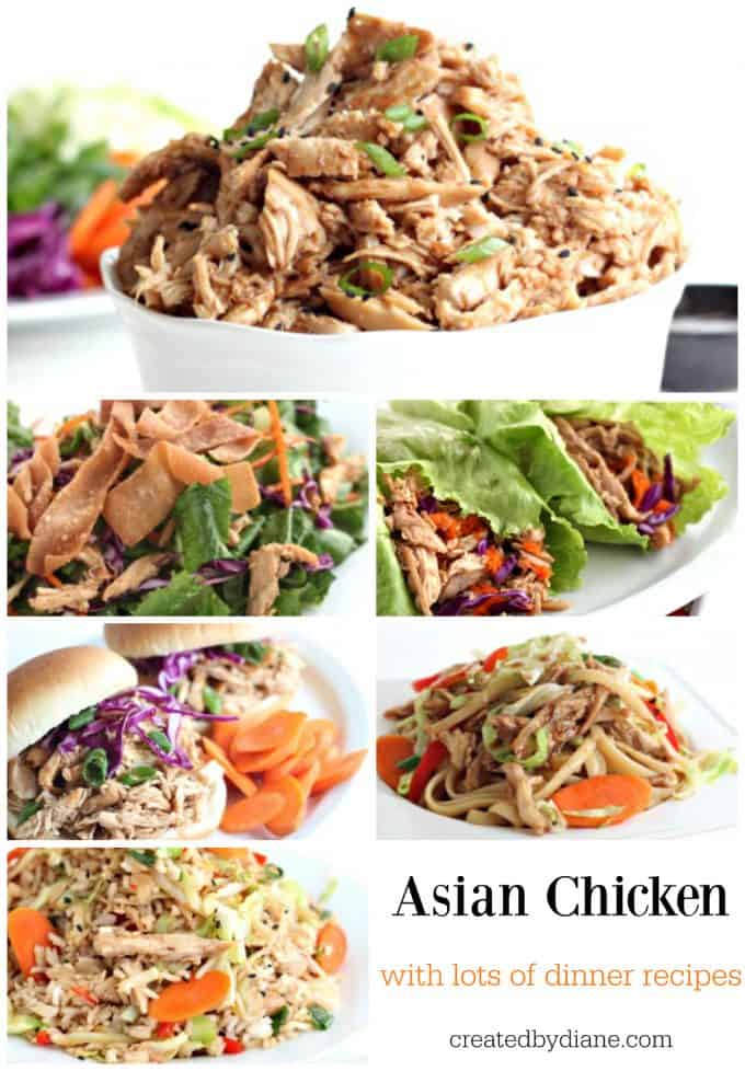 Asian Chicken Recipes createdbydiane.com