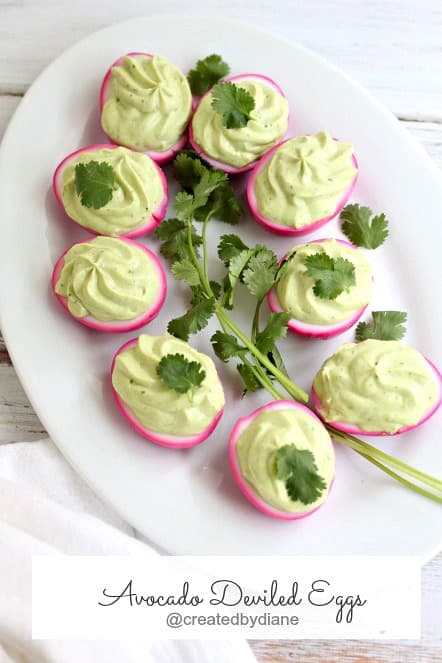 Avocado Deviled Eggs