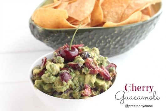 Cherry Guacamole Recipe @createdbydiane.jpg