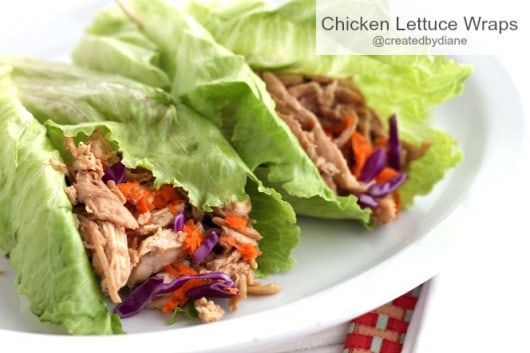 Chicken Lettuce Wraps @createdbydiane