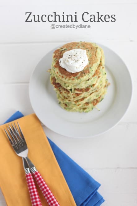 Zucchini Cakes from @createdbydiane