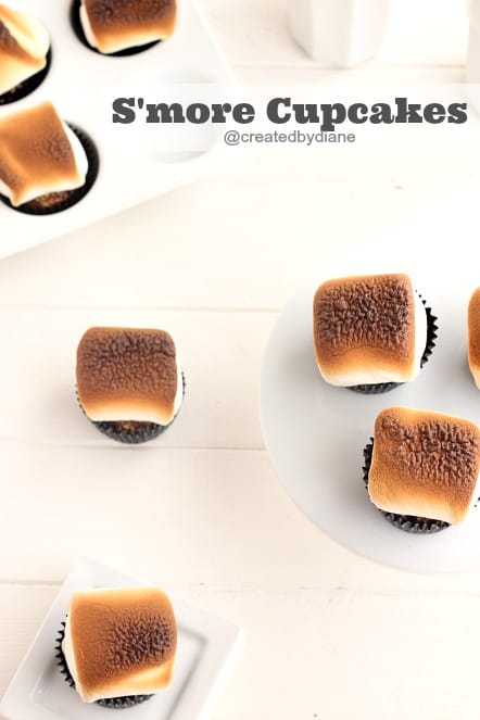 S'more Cupcakes @createdbydiane