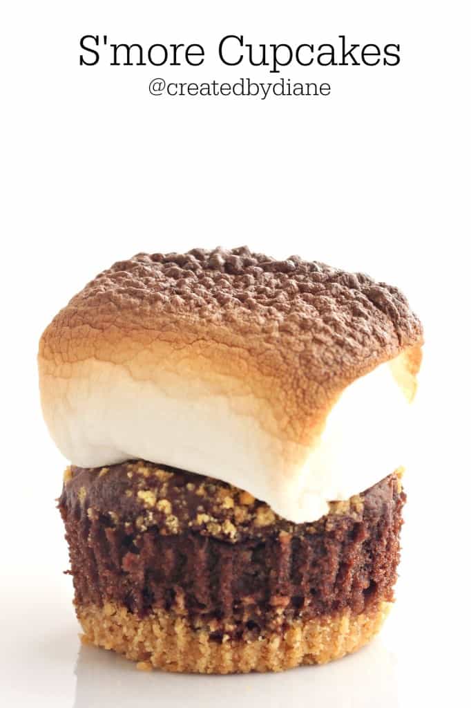 S'more Cupcakes @createdbydiane