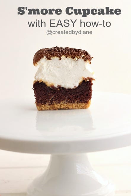 So EASY...Smore-Cupcake @createdbydiane