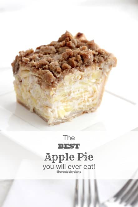 THE BEST Apple Pie RECIPE @createdbydiane