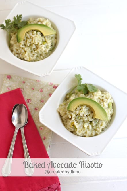 Easy Baked Avocado Risotto Recipe