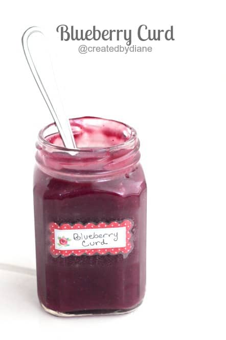 blueberry curd @createdbydiane