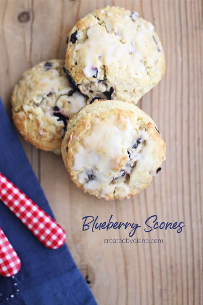 blueberry scone recipe createdbydiane.com