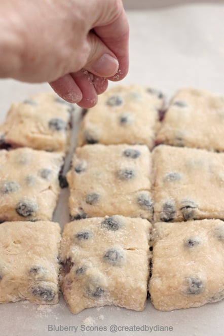 blueberry scones #recipe @createdbydiane