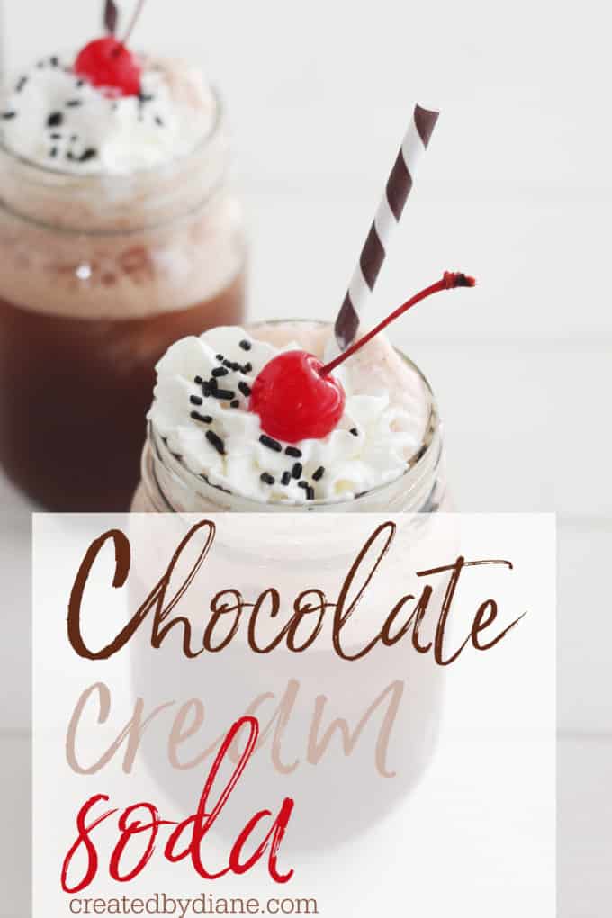 chocolate cream soda recipe homemade createdbydiane.com