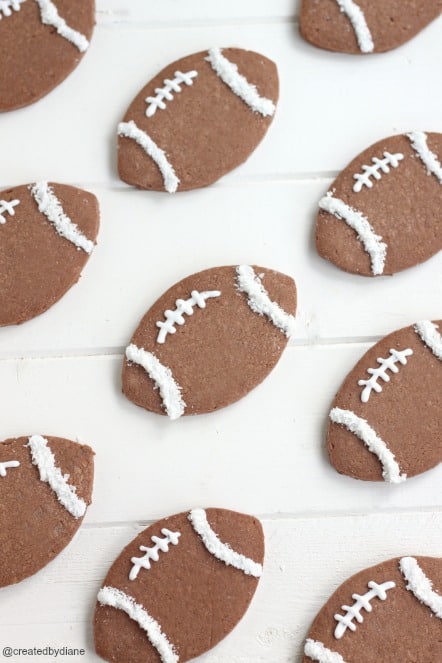 football cookies @createdbydiane #football #gameday