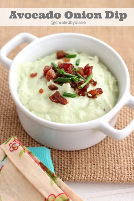 Avocado Onion Dip