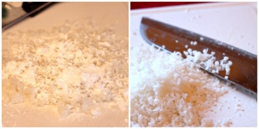 how to easily chop coconut @createdbydiane