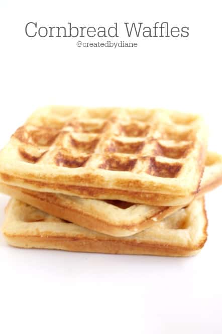 Cornbread Waffles @createdbydiane