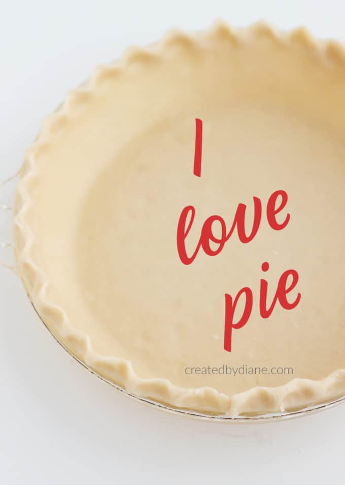 I love PIE... bake a pie today and be happy! createdbydiane.com