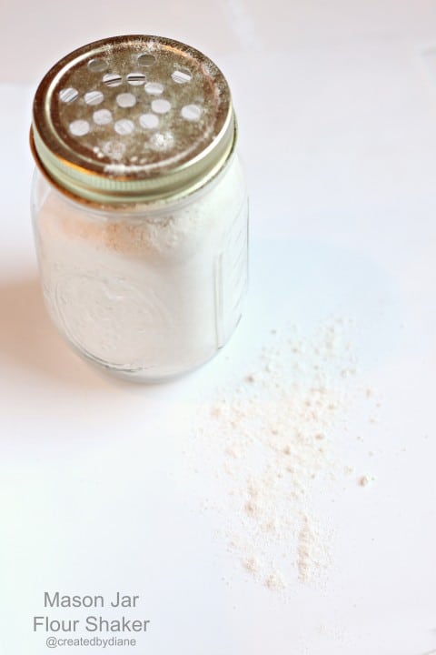 mason jar flour shaker
