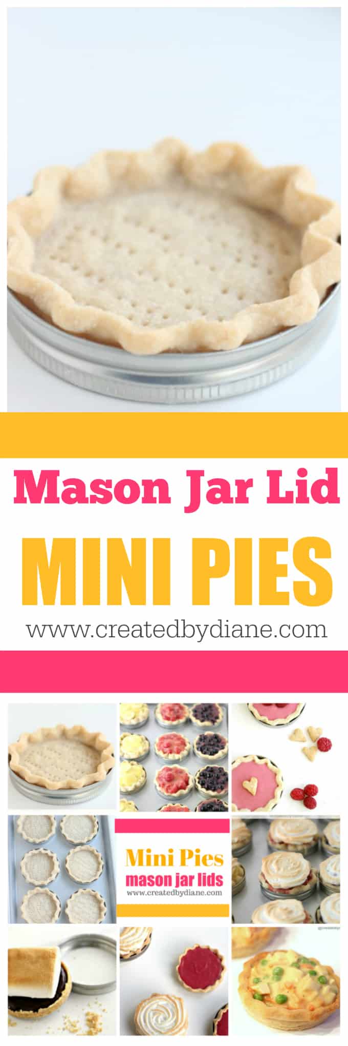 mason jar mini pies www.createdbydiane.com