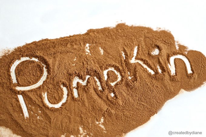 pumpkin spice from @createdbydiane (pumpkin written in pumpkin spice) @createdbydiane