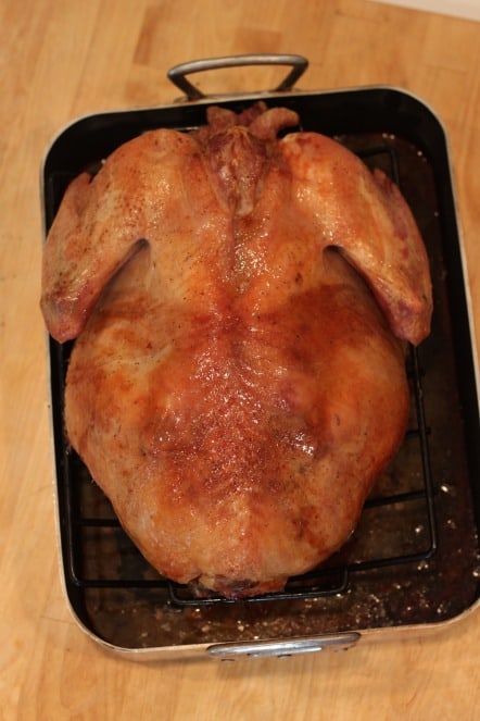 slow roasted 20 pound turkey