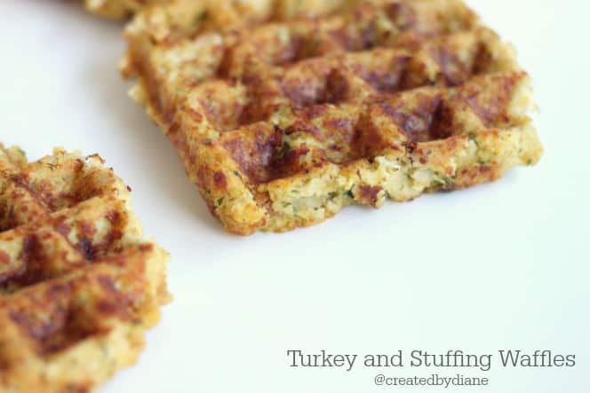 turkey and stuffing waffles from @createdbydiane