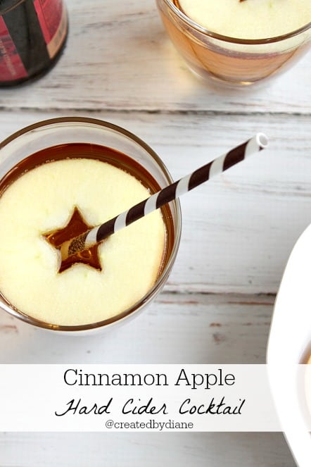 Cinnamon Apple Hard Cider Cocktail