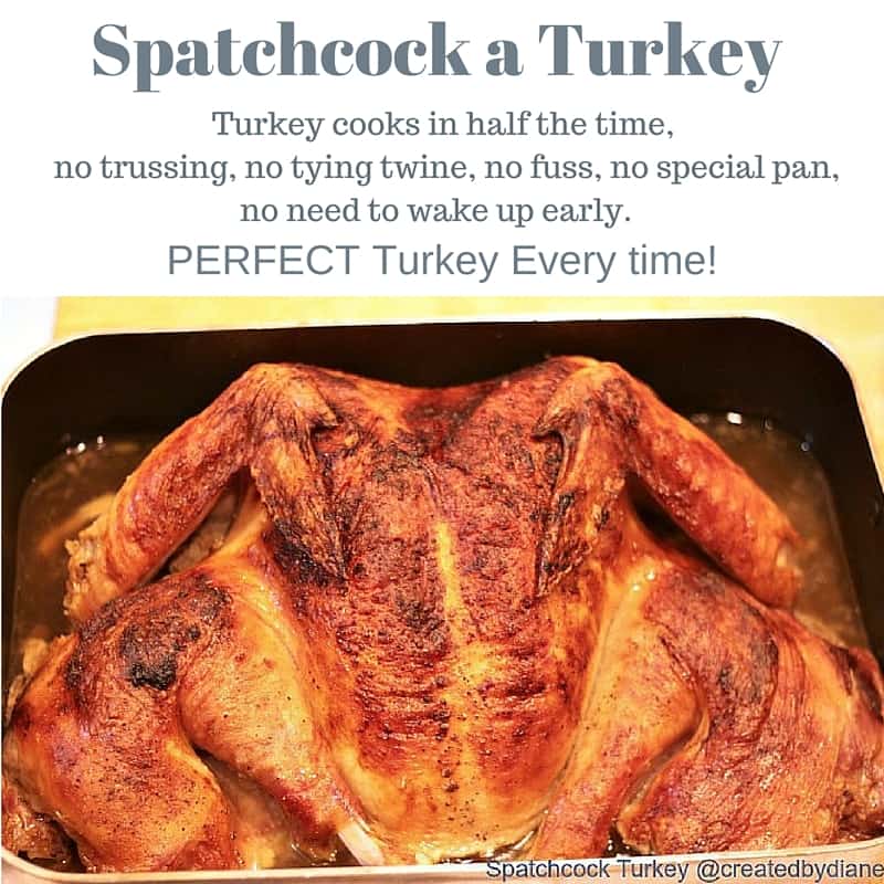 Spatchcockfastest way to cook turkey Created by Diane