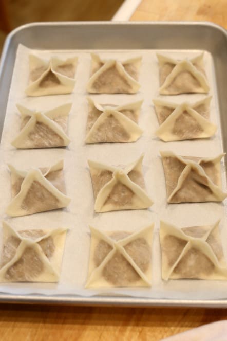 baking wontons