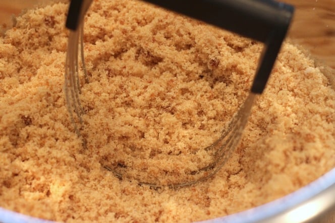 use a pastry cutter to make brown sugar