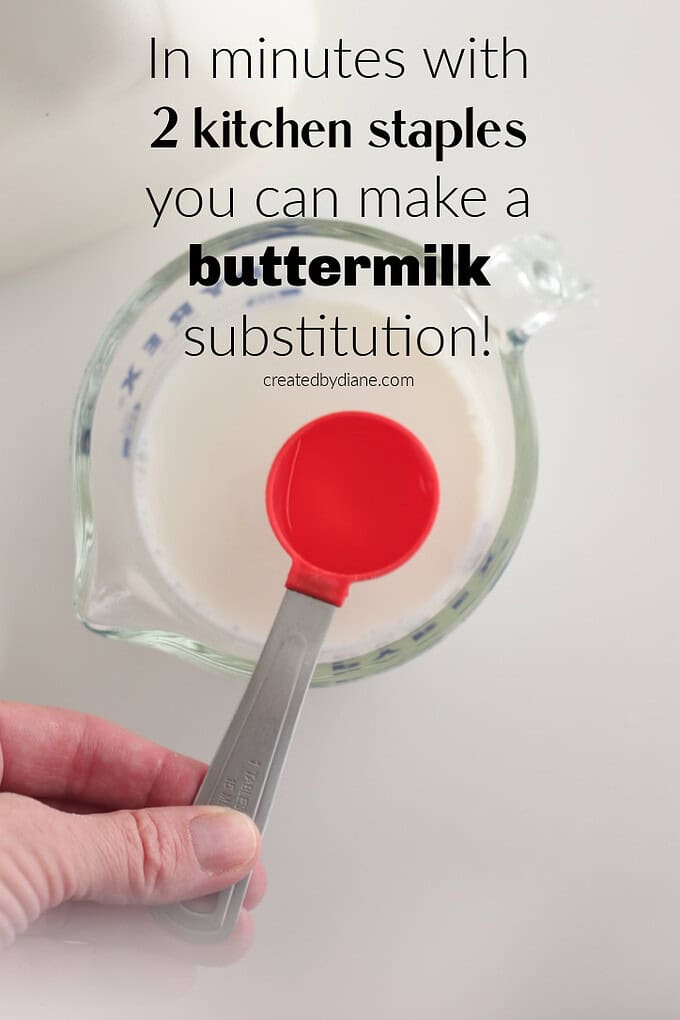 2 ingreident buttermilk hack createdbydiane