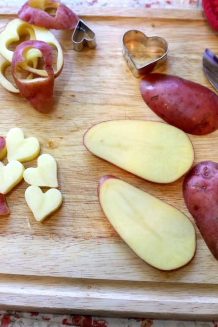 Roasted Potatoes and Ham with Caramelized Onion Dip from @createdbydiane